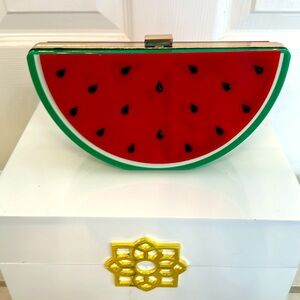 Acrylic Watermelon Clutch NWOT 🍉